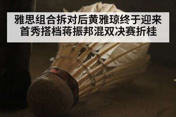 雅思组合拆对后黄雅琼终于迎来首秀搭档蒋振邦混双决赛折桂